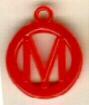 [Red M Charm Image]
